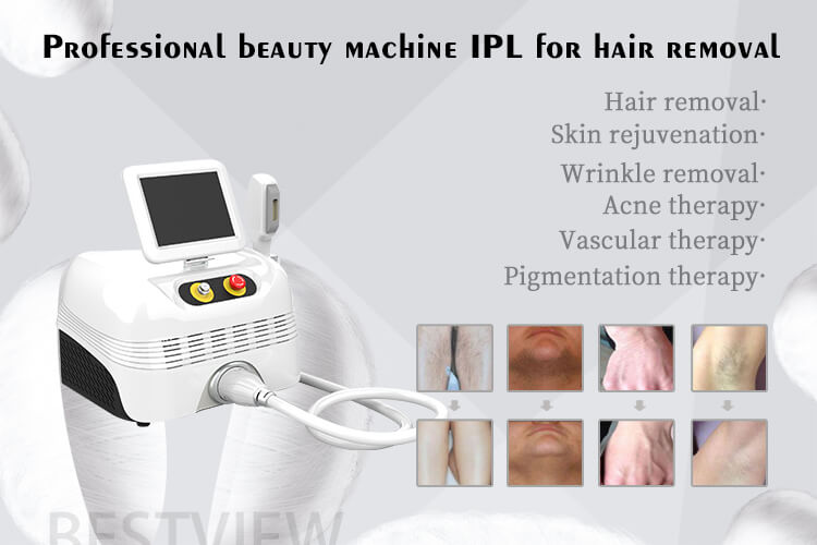 IPL hair removal machine