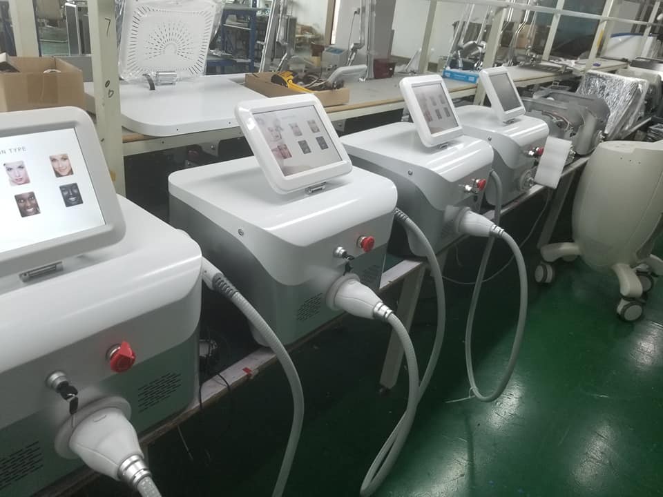 three wavelenth diode laser hair removal machine