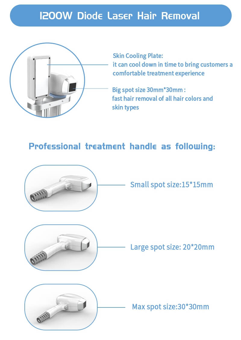 1200W Diode Laser Hair Removal Machine