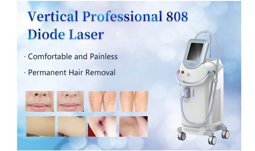 808nm diode laser hair removal machine