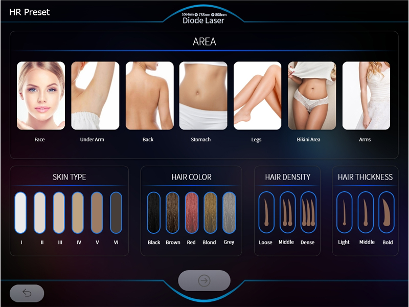 diode laser hair removal machine