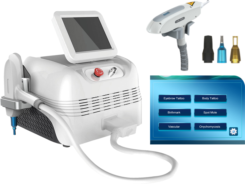 q switched nd yag laser tattoo removal machine