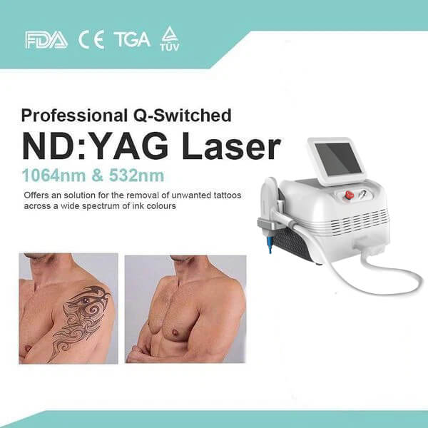 How can reduce the risk of ND YAG laser treatment side effects?