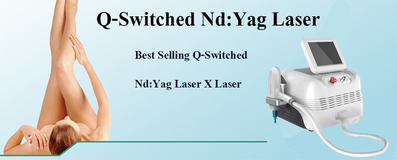 Q switched ND YAG laser tattoo removal machine