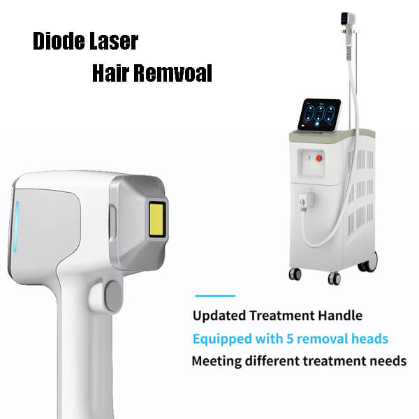 Diode laser hair removal for underarm hair removal