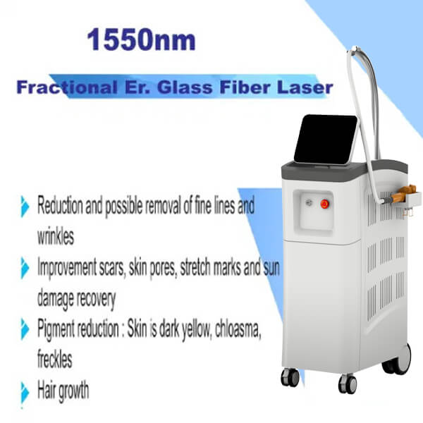 1550 nm erbium glass fractional fiber laser machine introduce
