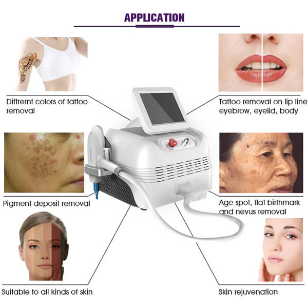 Q-switched ND YAG laser machine for pigmentation removal